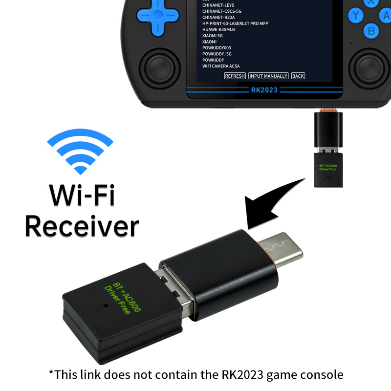POWKIDDY RK2023 WIFI Adapter OTG Adapter