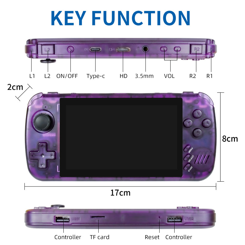 POWKIDDY NEW X39 pro 4.5 Inch Handheld Game Console