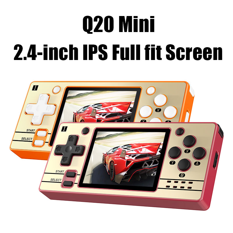 POWKIDDY Q20 MINI Open Source 2.4 Inch OCA Full Fit IPS Screen Handheld Game Console Retro PS1 New Game Players