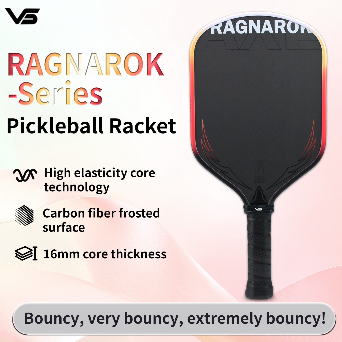VISPINVO VS- RAGNAROK 16mm Pickleball Paddles