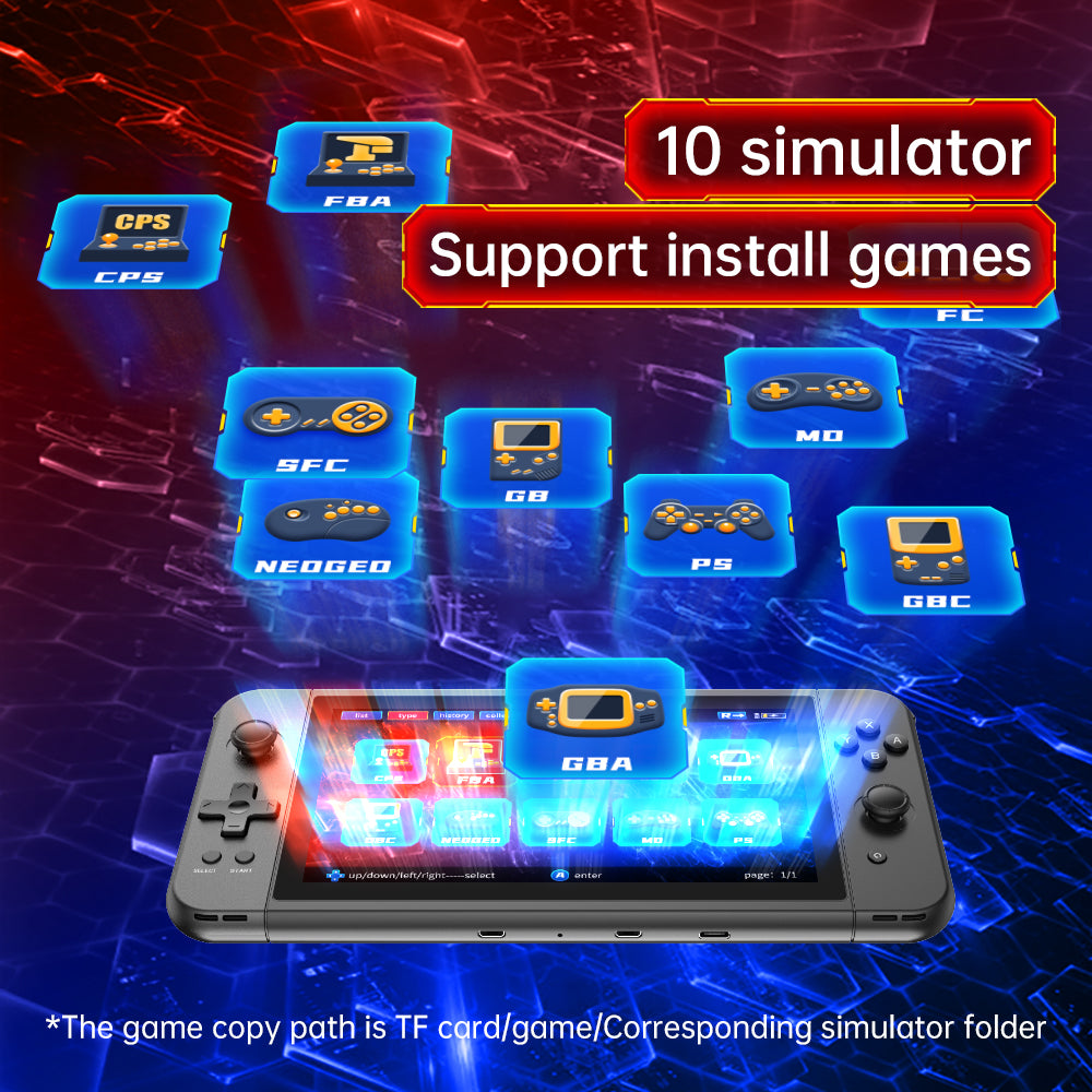 NEW POWKIDDY X70 Handheld Video Game Console Cheap Children's Gifts