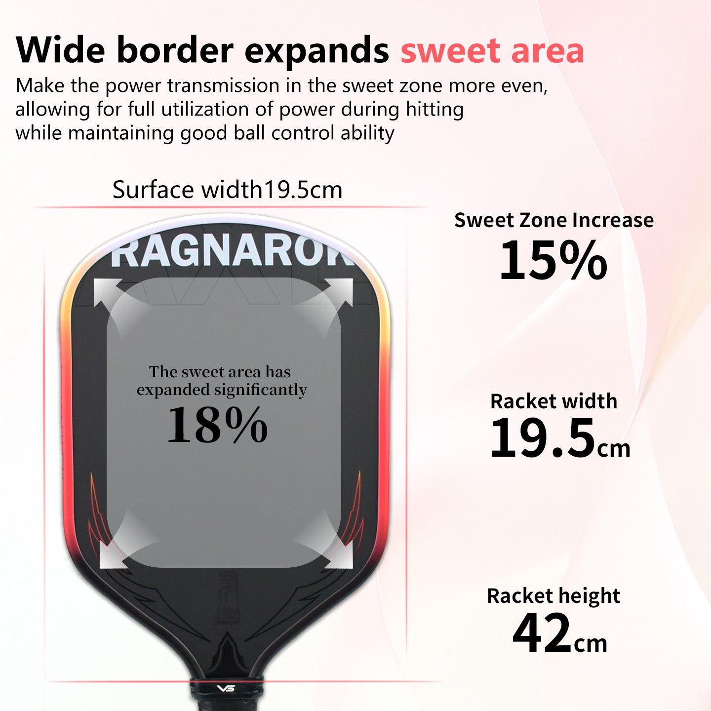 VISPINVO VS- RAGNAROK 16mm Pickleball Paddles