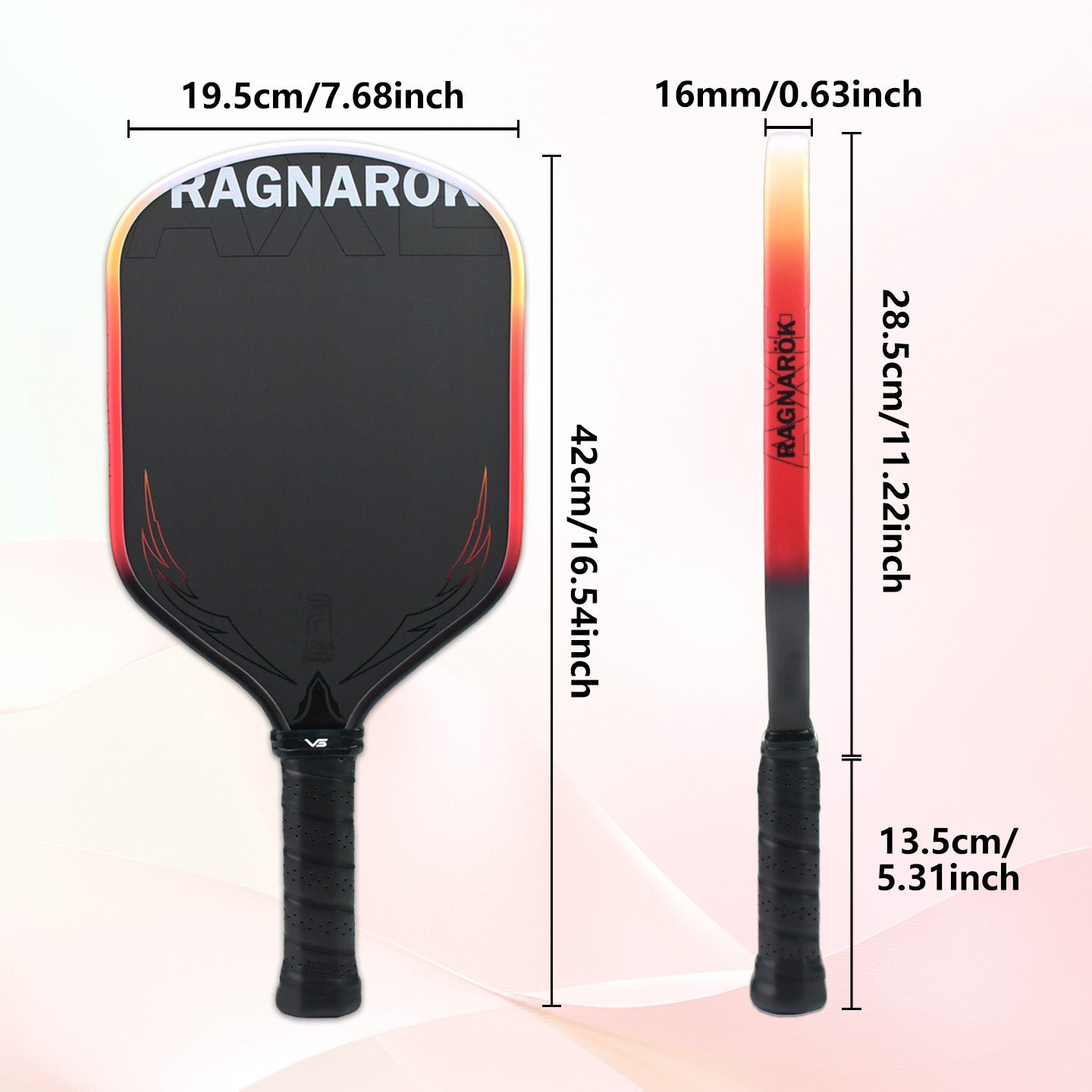 VISPINVO VS- RAGNAROK 16mm Pickleball Paddles