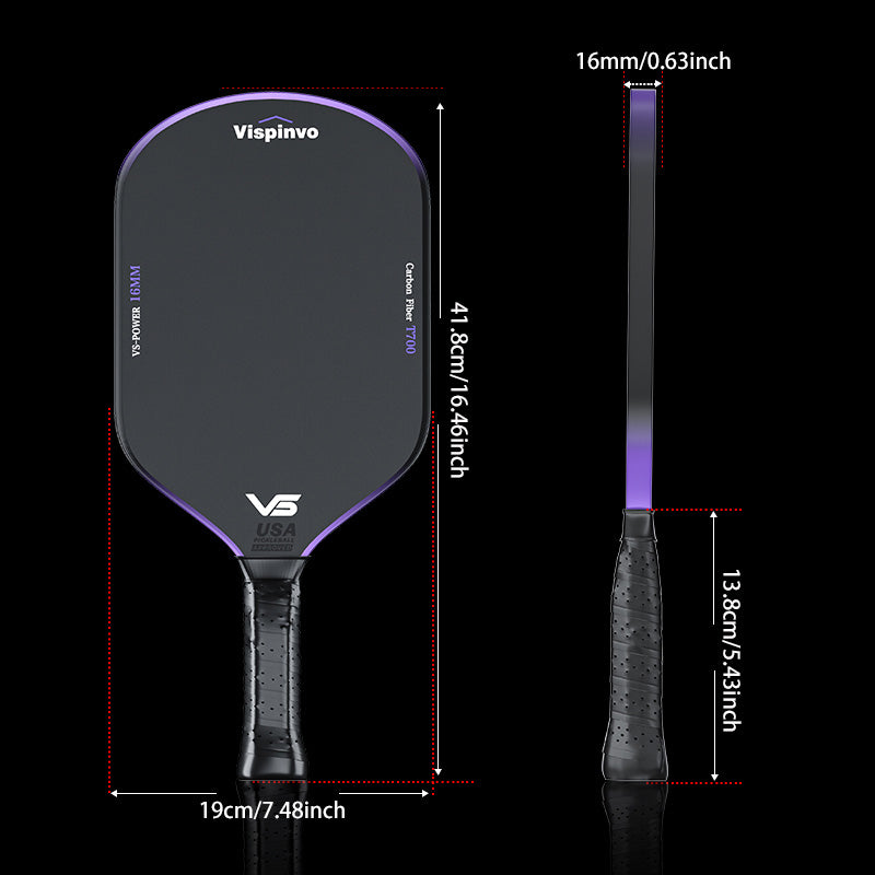 VISPINVO VS-POWER 16mm Pickleball Paddles