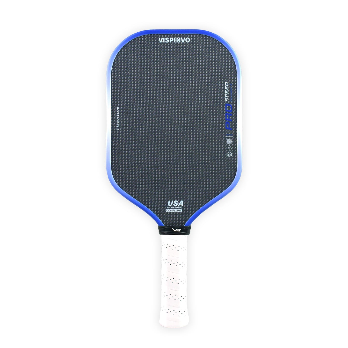 VISPINVO VS-Blue Titanium Wire 16mm Pickleball Paddles