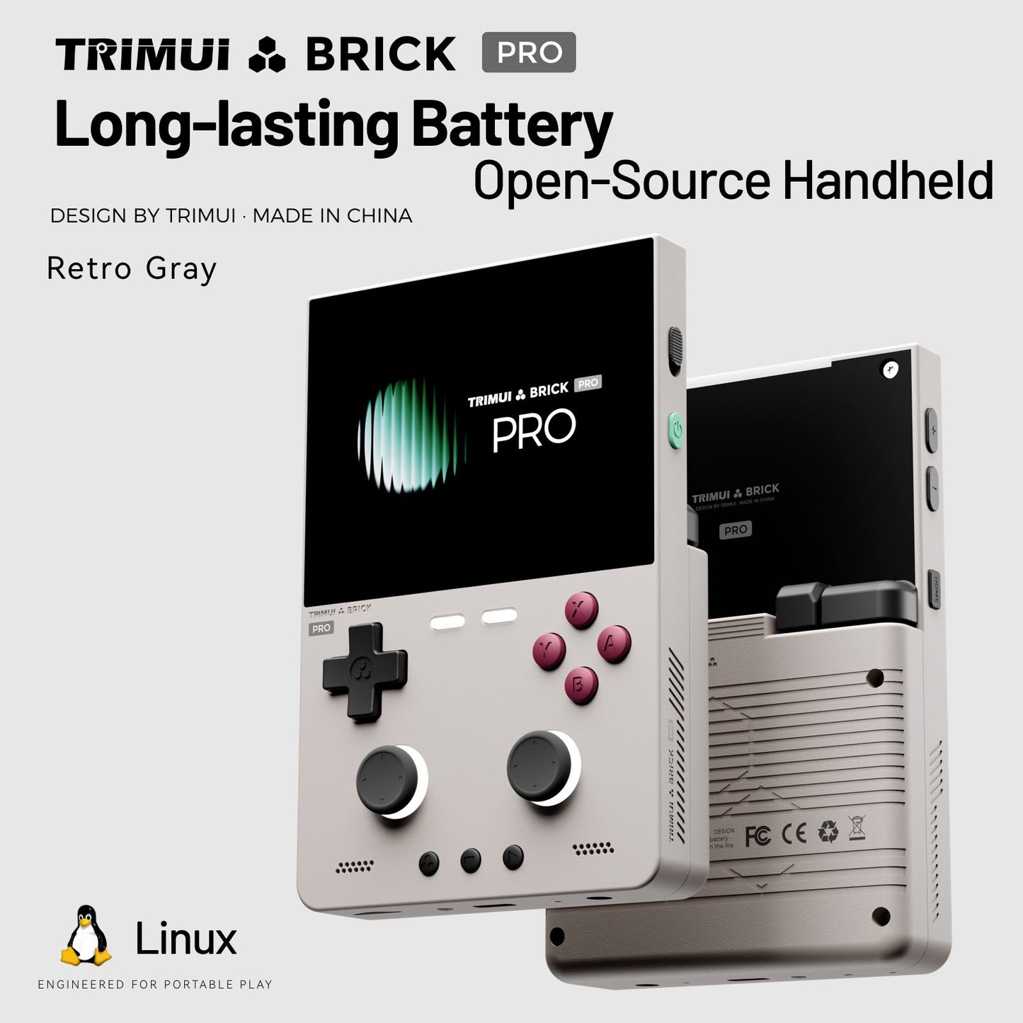 Trimui Brick Pro Retro Handheld Game Console