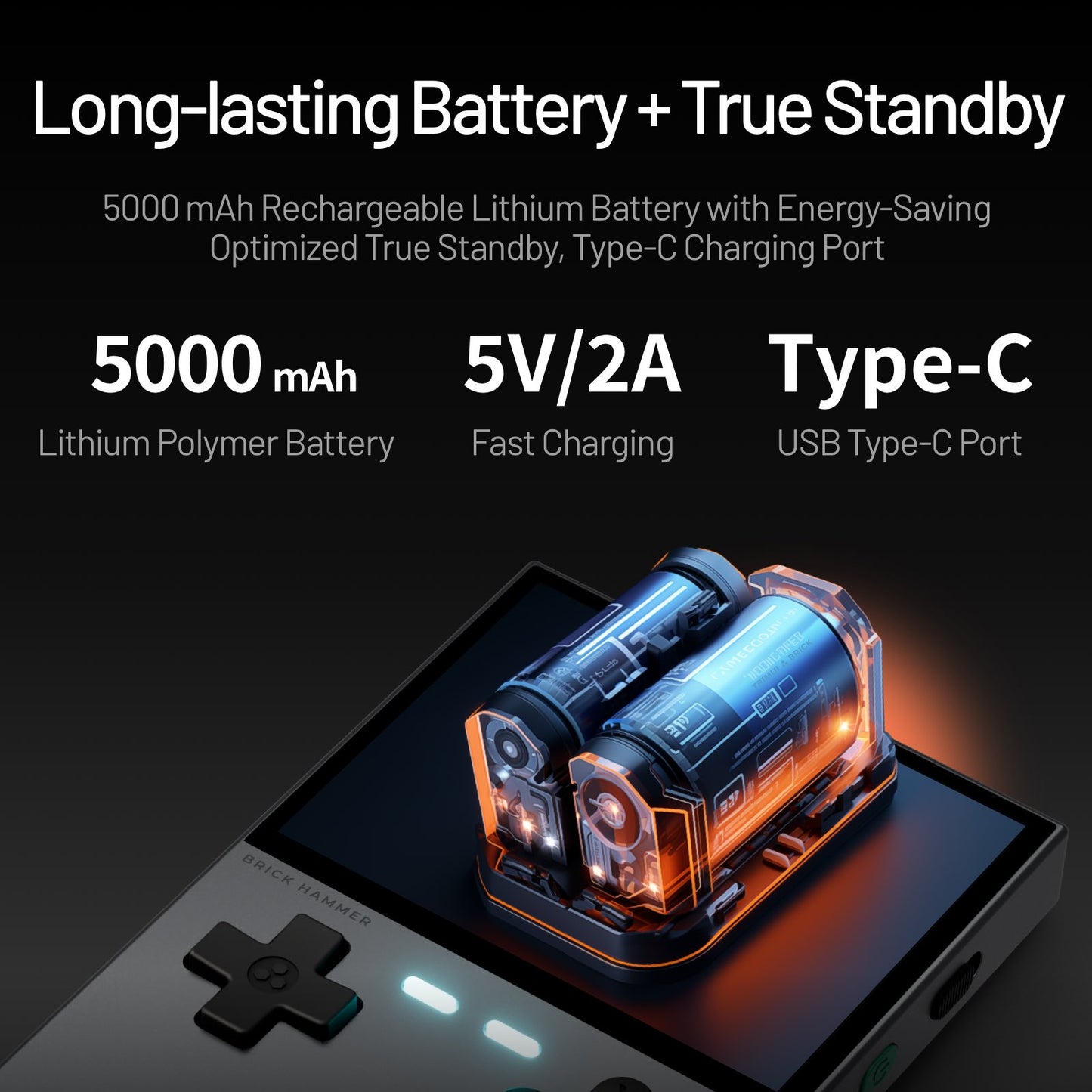 Trimui Brick Pro Retro Handheld Game Console