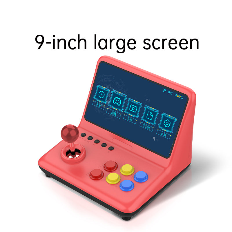 POWKIDDY A12 9 Inch Joystick Arcade A7 Architecture Quad-Core CPU Simulator Video Game Console New Game Children's Gifts