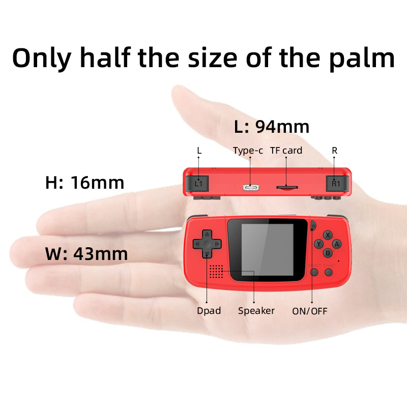 POWKIDDY NEW Q36 Mini 1.5 Inch Ips Screen Open Source Handheld Game players Keychain Mini Console Children's Gifts