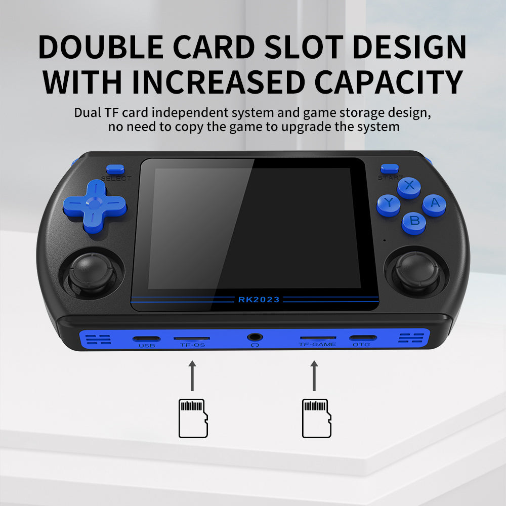 Novo Versão atualizada grande azul backlight tijolo jogo console cobra jogo  built-in 23 jogos bateria de lítio (incluída) - AliExpress