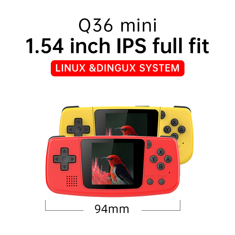 POWKIDDY NEW Q36 Mini 1.5 Inch Ips Screen Open Source Handheld Game players Keychain Mini Console Children's Gifts